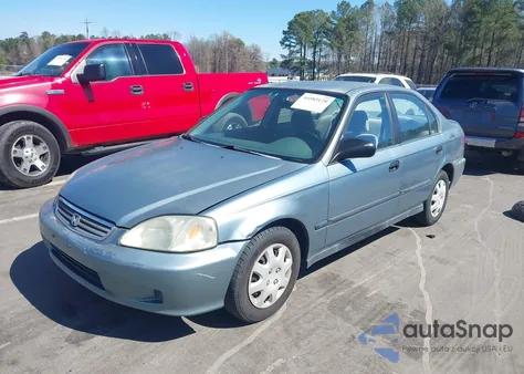 1999 Honda Civic Lx from USA, damaged, VIN 1HGEJ667XXL013276